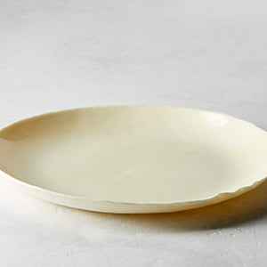 Plat repas façonné à la main Ondulations | Waves handmade dinner plate