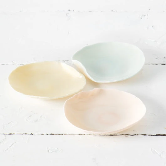 Mini plat façonné à la main Ondulations | Waves tiny handmade dish